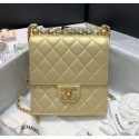 Replica Chanel Acrylic Beads Goatskin Mini Falp Bag AS0584 Gold 2020 Collection AQ03749