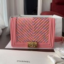 Replica Chanel Boy Waist Bag AS0093 Pink 2019 Collection AQ01146