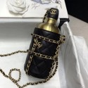 Replica Chanel Chain and Quilted Lambskin Bottle Shaped Clutch with Chain Black 2020 Collection AQ04058