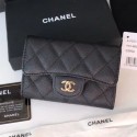 Replica Chanel Grained Leather Classic Card Holder AP0214 Black 2019 Collection AQ01810