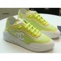 Replica Chanel Mesh and Lycra Sneakers G34763 Fluo Green 2019 AQ01796