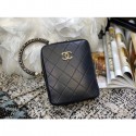 Replica Chanel Original Small Sheepskin camera bag AS1753 black AQ03146