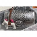 Replica Chanel Python Classic Flap Medium Bag A1112 28 AQ02323