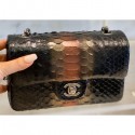 Replica Chanel Python Classic Flap Small Bag A1116 04 AQ03203