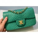 Replica Chanel Python Classic Flap Small Bag A1116 15 AQ02818