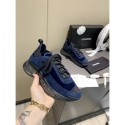 Replica Chanel Suede Calfskin, Velvet & Grosgrain Navy Blue & Black G36299 Sneakers 10mm 2020 Collection AQ04398