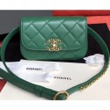 Replica Cheap Chanel Chain Infinity Waist Bag AS0973 Green 2019 AQ03732