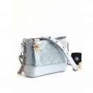 Chanel Aged Calfskin Gabrielle Small Hobo Bag A91810 Sky Blue AQ01012