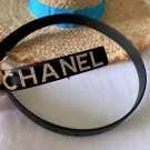 Chanel Calfskin Belt 25 with CHANEL Charm Black 2020 Collection AQ03446