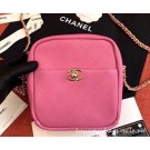 Chanel Casual Trip North/South Camera Case Bag AS0139 Dark Pink 2019 AQ03935