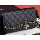 Chanel Chain Charms Wallet On Chain WOC Bag AP0278 Black 2019 AQ04271