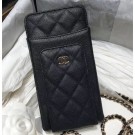 Chanel Classic Clutch with Chain Bag AP0990 Grained Black 2020 AQ03826