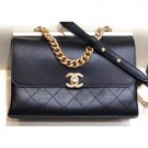 Chanel Coco Luxe Small Flap Bag A57086 Black 2018 AQ03051