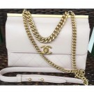 Chanel Coco Luxe Small Flap Bag A57086 White 2018 AQ02917