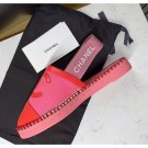 Chanel Lambskin Espadrilles Mules Sandals Pink/Red 2020 Collection AQ02813