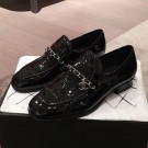 Chanel Patent Leather Loafers G34827 Black 2019 Collection AQ00557