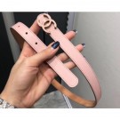 Chanel Width 2cm CC Logo Buckle Leather Belt Pink AQ00830