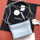 Fashion Replica Chanel gabrielle small hobo bag A91810 light blue AQ04278