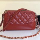 High Quality Imitation Chanel Gabrielle Clutch on Chain/Mini Bag in Vintage Leather A94505 Red 2019 Collection AQ02309