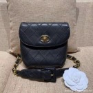 High Quality Imitation Chanel Vintage Waist/Belt Bag A80063 Black Collection AQ02209