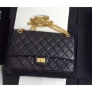 Imitation Chanel Original Quality 2.55 Reissue Size 227 calfskin Bag Black with gold hardware AQ02832