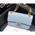 Knockoff Chanel Original Quality 2.55 Reissue Size 227 Bag azure with gold hardware AQ01272