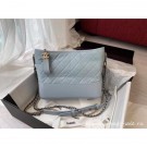 Knockoff Top Chanel gabrielle hobo bag A93824 light blue AQ03751