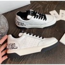 Replica AAAAA Chanel Multicolor Calfskin Leather Sneaker G35934 White/Black 2020 Collection AQ04281