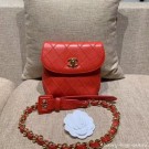 Replica Chanel Vintage Waist/Belt Bag A80063 Red Collection AQ02933