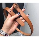 Replica Chanel Width 2cm CC Logo Buckle Leather Belt Brown AQ02482