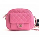 Replica Fashion Chanel Grained Calfskin Large Camera Case Bag AS0006 Pink 2019 AQ02105