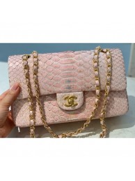 Best Chanel Python Classic Flap Medium Bag A1112 61 AQ02683