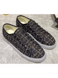 Best Chanel Tweed Sneakers 01 2020 AQ01451