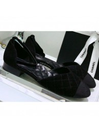 Best Copy Chanel Mary Janes G36048 Suede Black 2020 AQ03974