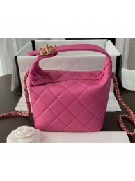 Best Knockoff Chanel Quilted Small Hobo Clutch Bag AS1745 Dark Pink 2020 AQ04302