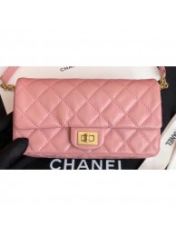 Best Quality Chanel Aged Calfskin 2.55 Reissue Waist Bag A57791 Pink 2019 AQ02049