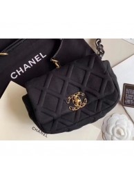 Chanel 19 Jersey Waist Bag AS1163 Black 2020 AQ03299