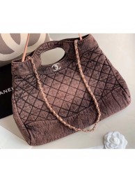 Chanel 31 Denim Large Shopping Bag AS1408 Nude 2020 AQ01671