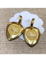 Chanel Brass Heart Earrings 35 2020 Collection AQ00894