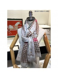 CHANEL cashmere Scarf 110x200cm 2020 F/W AQ01386