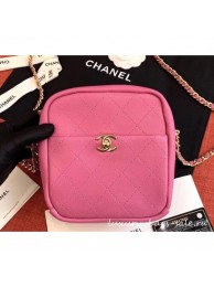 Chanel Casual Trip North/South Camera Case Bag AS0139 Dark Pink 2019 AQ03935