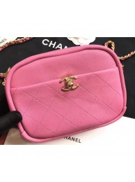 Chanel Casual Trip Small Camera Case Bag AS0137 Dark Pink 2019 AQ03553