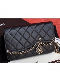 Chanel Chain Charms Wallet On Chain WOC Bag AP0278 Black 2019 AQ04271