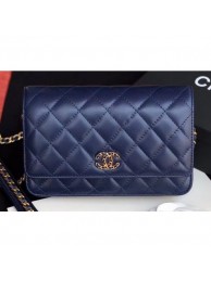 Chanel Chain Infinity Wallet On Chain WOC Bag AP0724 Blue 2019 AQ00970