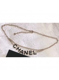 Chanel 'CHANEL' Waist Chain Black/Gold 2018 AQ03366