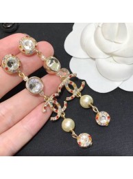 Chanel Colored Crystal Long Earrings 2020 Collection AQ01304