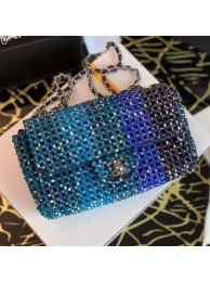 Chanel Crystal Small Flap Bag AS1770 Blue 2020 Collection AQ03353