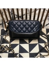 Chanel Gabrielle Clutch on Chain/Mini Bag A94505 Dark Blue/Black 2019 Collection AQ04052