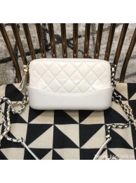 Chanel Gabrielle Clutch on Chain/Mini Bag A94505 White 2019 Collection AQ00728