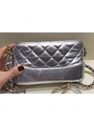 Chanel Gabrielle Clutch With Chain Bag A94505 Silver 2018 AQ02516